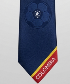 BLAZAN Colombia Soccer Heritage Necktie