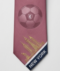 Premium New York Soccer Luxury Woven Tie